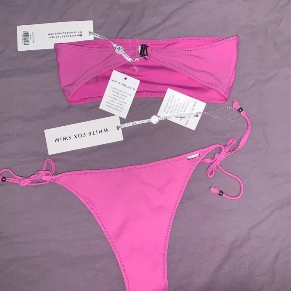 White Fox Bikini Set Orchid